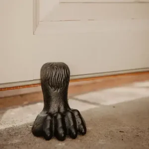 Dörrstopp Tass svart gjutjärn